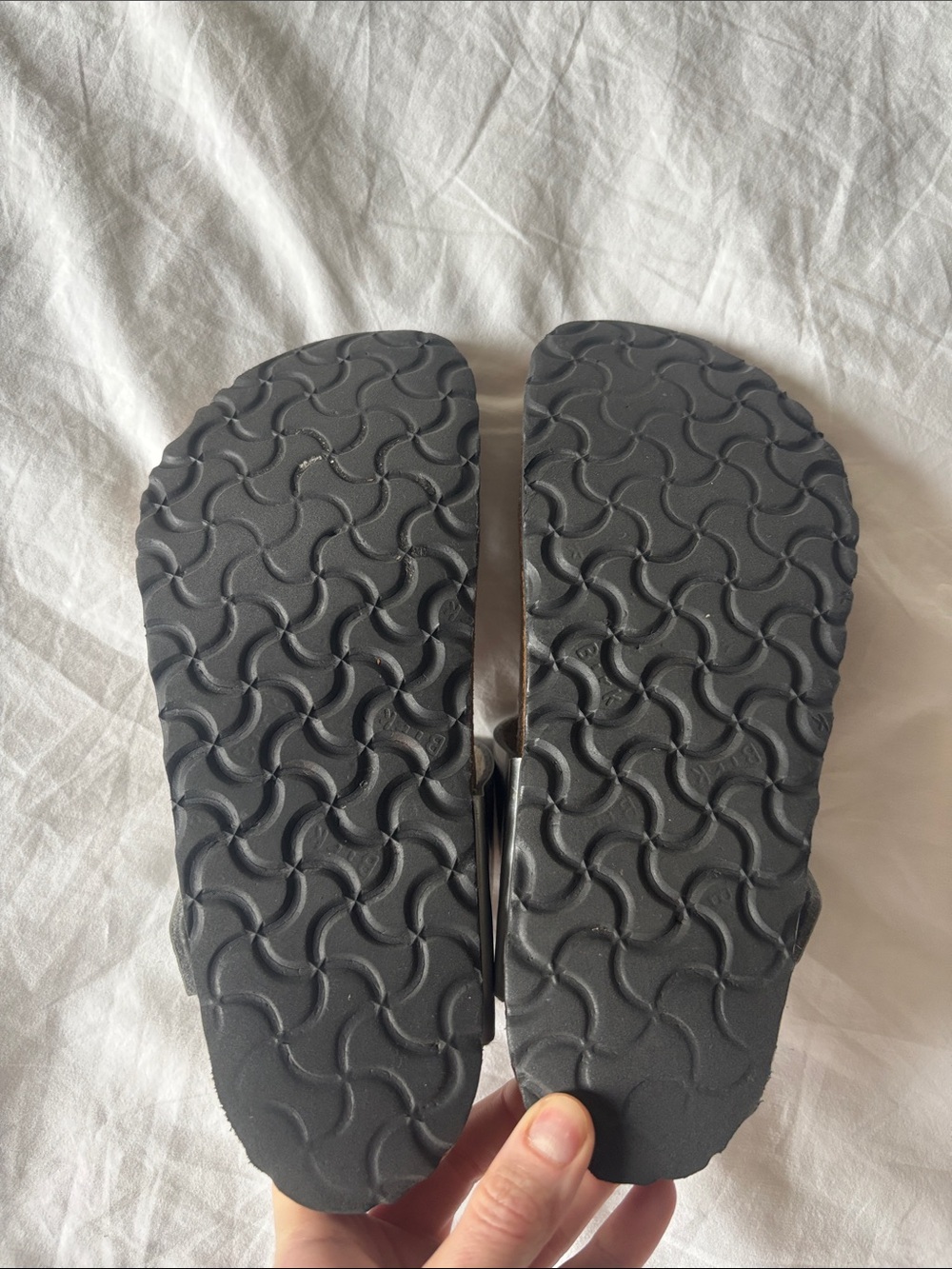 Birkenstock Gizah Birko-Flor in Silver, 37 - Picture 3 of 8